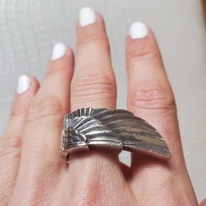 KING BABY STUDIO Sterling Silver Small Wing Ring